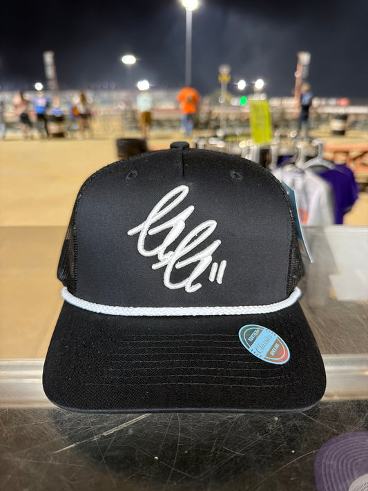 Black GG11 Rope Hat