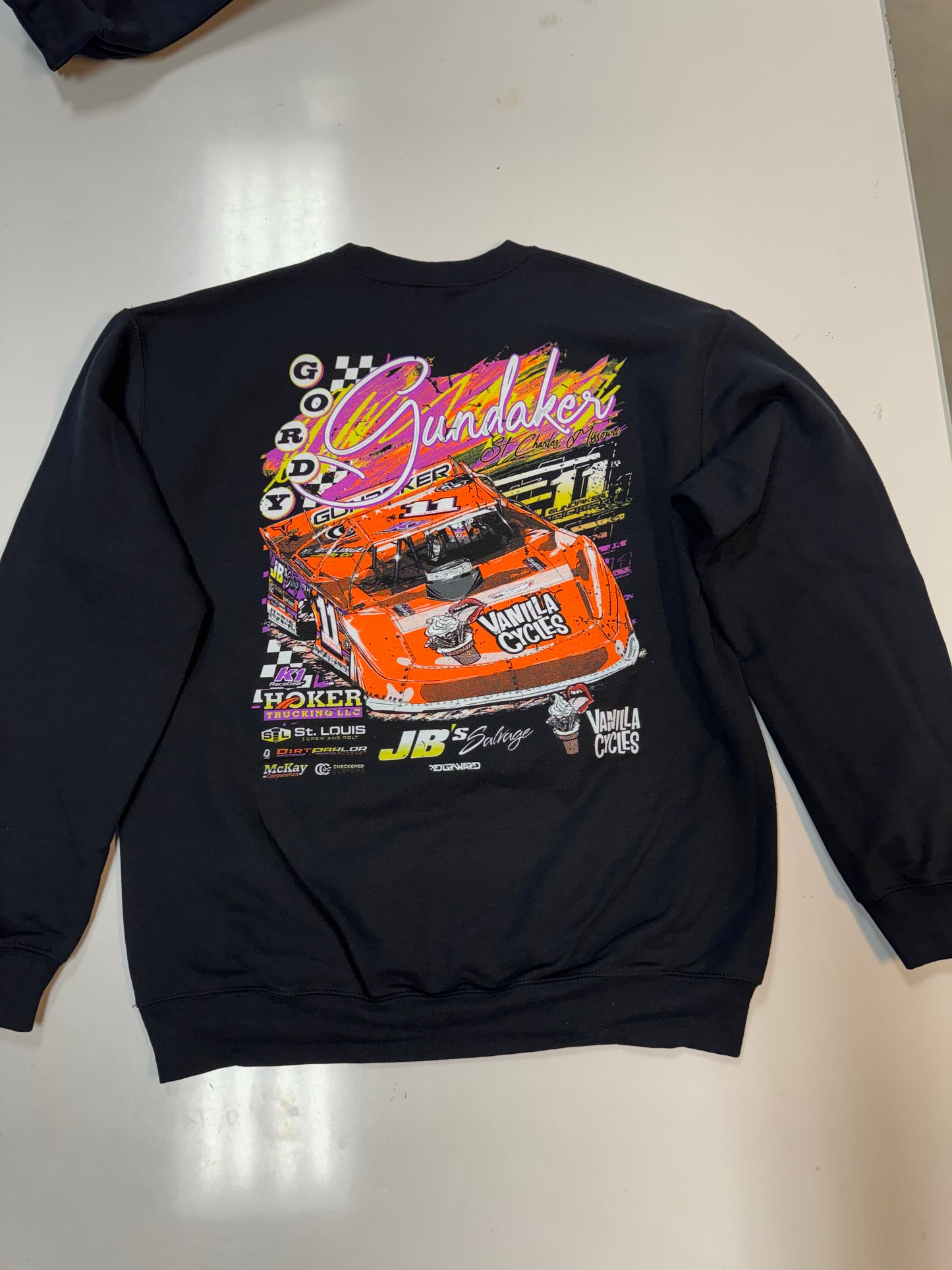 Vintage GG11 Crewneck Black